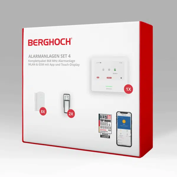 BERGHOCH | Touch-Alarmanlage | 868 MHz I GSM I WiFi I APP I Set 4 – Bild 3
