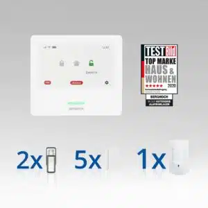 BERGHOCH | Touch-Alarmanlage | 868 MHz I GSM I WiFi I APP I Set 1