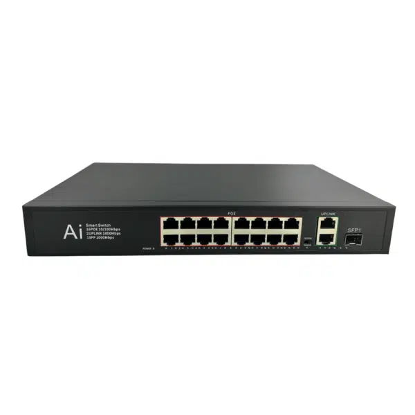 BERGHOCH | POE | 16+2 Netzwerk Switch