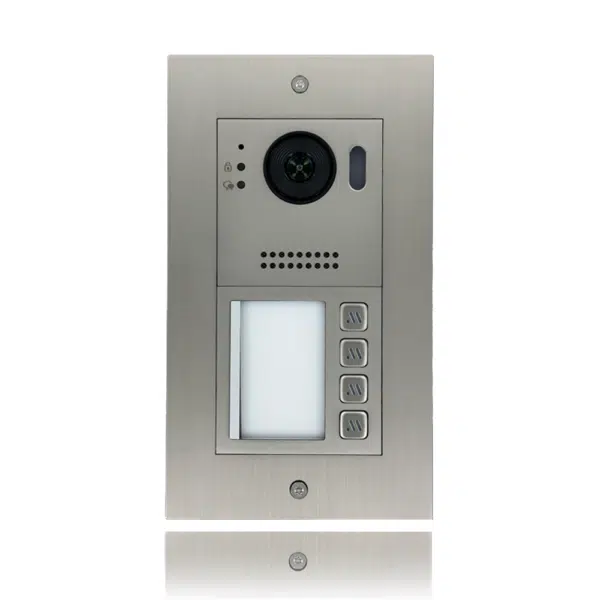 BERGHOCH | IP Türsprechanlage | Türklingel 1x | B-TBF-4 | Unterputz
