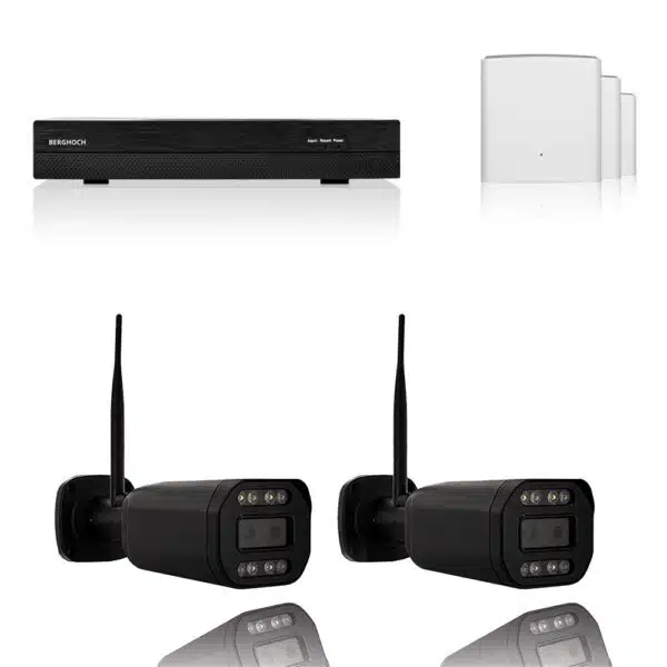 BERGHOCH | 2x 8MP WLAN Mesh Set | 8x Zoom | Aussen
