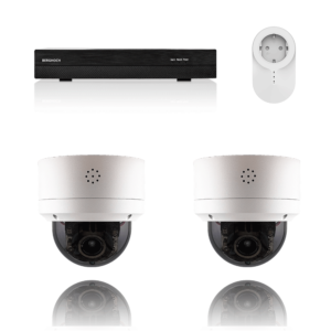 BERGHOCH | 2x 4K 8MP Pro Auto-Zoom Kabellos Set | Dome