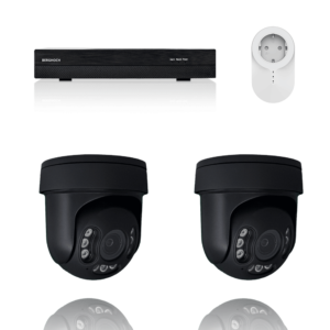 BERGHOCH | 2x 4K 8MP Pro Auto-Zoom Kabellos Set | Dome PTZ Ultra