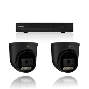 BERGHOCH | 2x 8MP Kamera Set | Dome | Schwarz